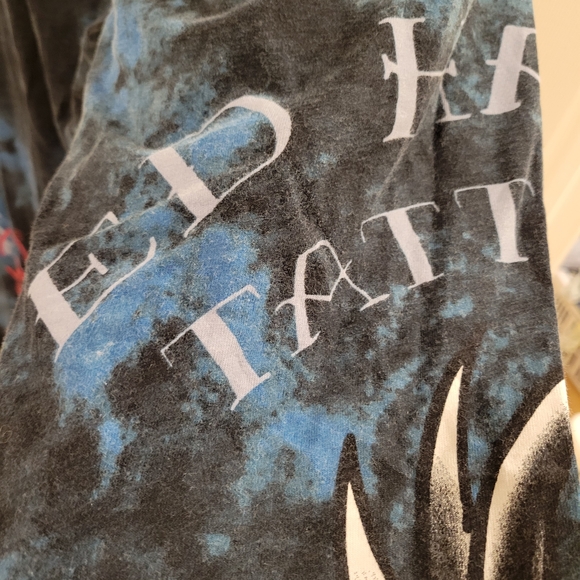 Ed Hardy Blue Graphic Sweatpants - Picture 11 of 12